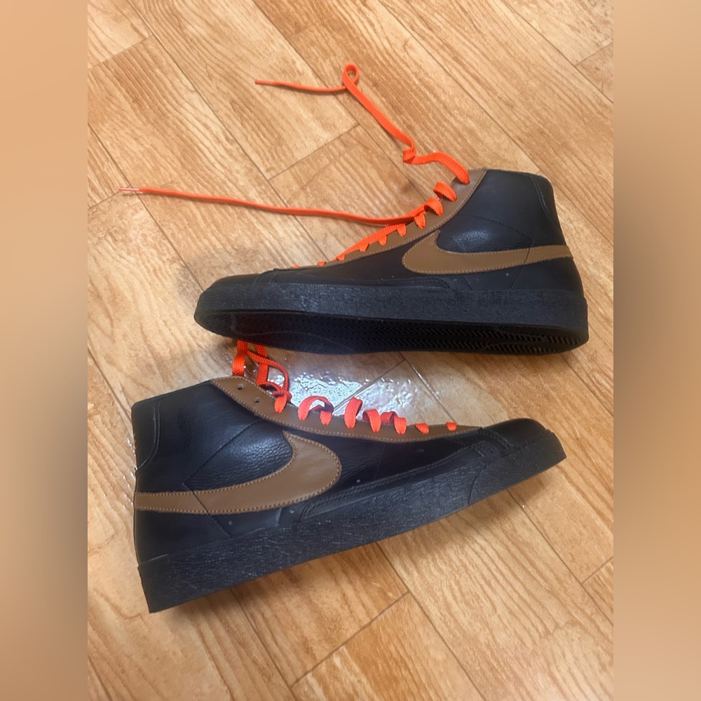 Rare Nike Blazer Hi Premium British Tan Tar 2008 Size 13 Lifestyle 312457-021